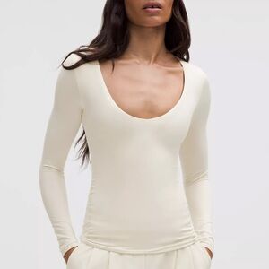 Lululemon Wundermost ultra soft Nulu V-neck Long Sleeve shirt